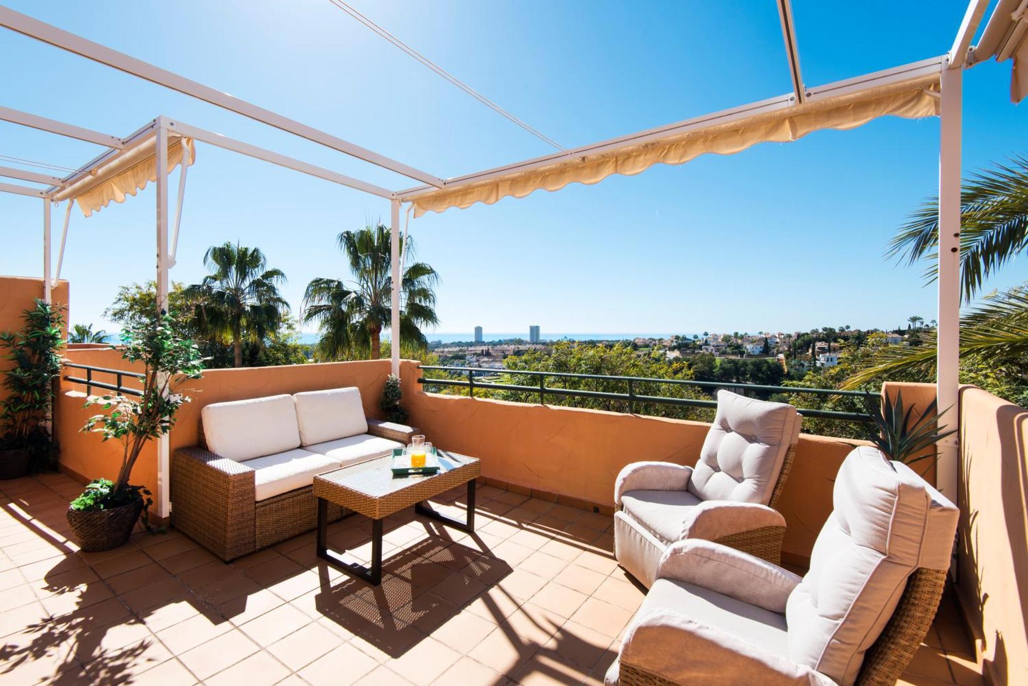 Rentandhomes Penthouse Elviria Golf Marbella Kültér fotó
