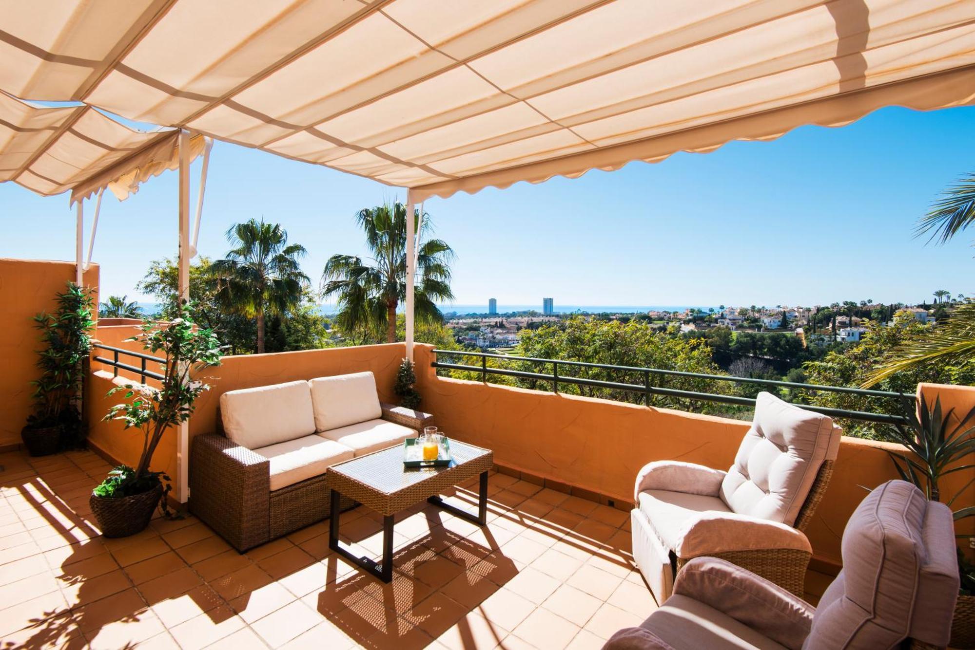 Rentandhomes Penthouse Elviria Golf Marbella Kültér fotó