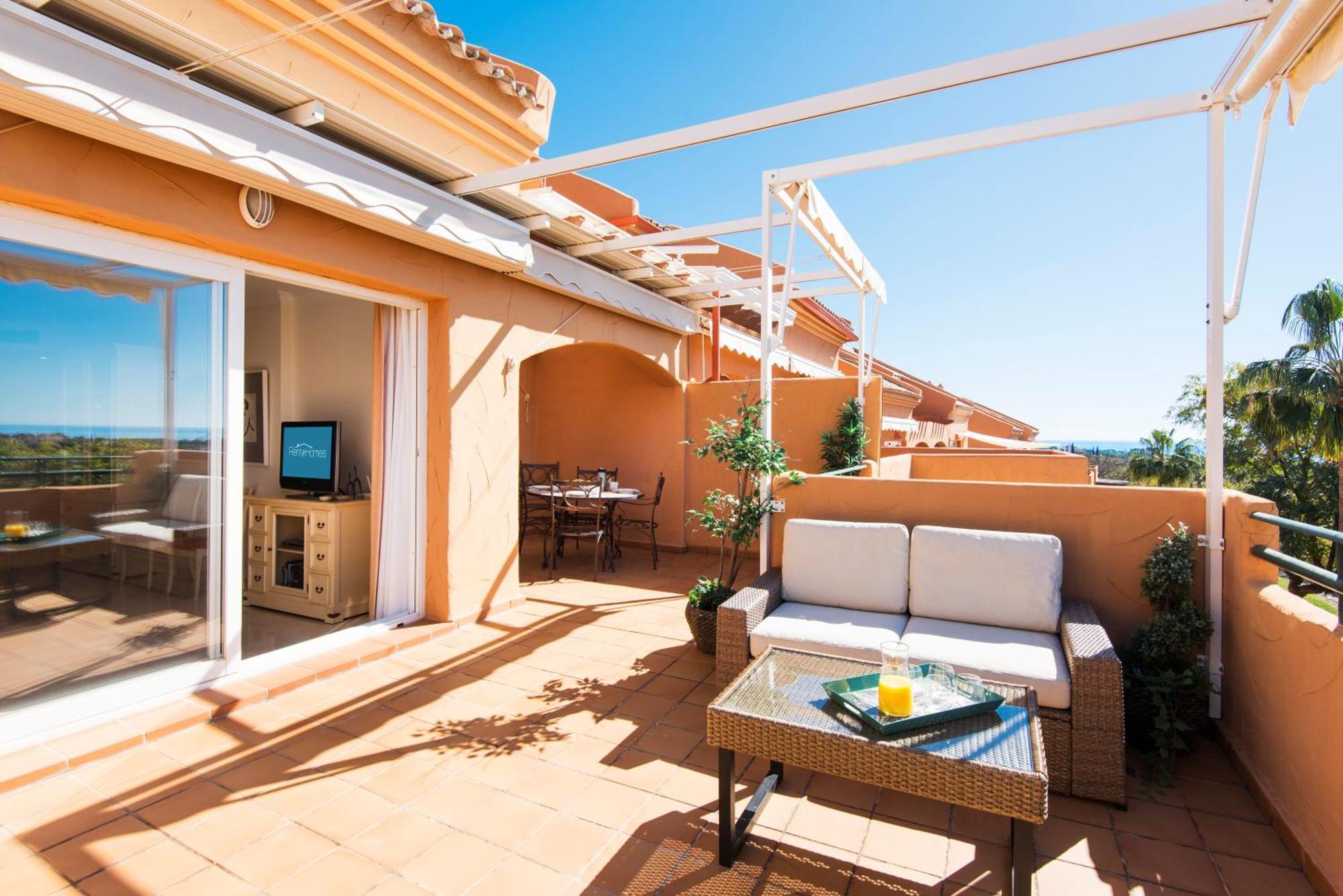 Rentandhomes Penthouse Elviria Golf Marbella Kültér fotó