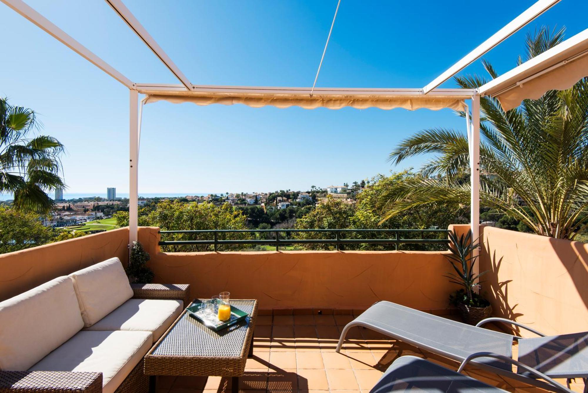 Rentandhomes Penthouse Elviria Golf Marbella Kültér fotó